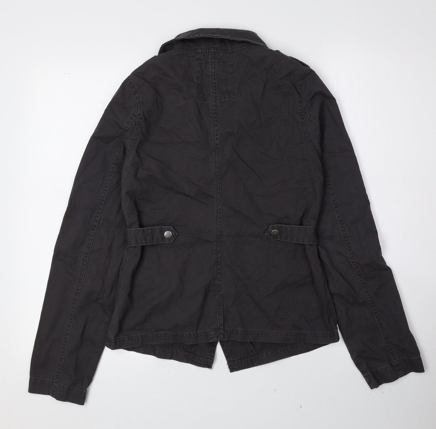 Mossimo Womens Grey Jacket Size S Snap