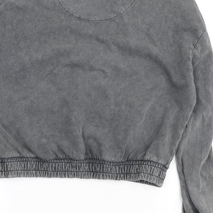 Holyfield Girls Grey Cotton Pullover Sweatshirt Size 8-9 Years Pullover