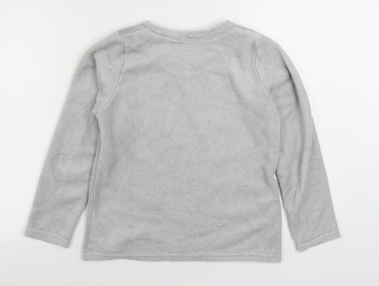Love To Sleep Womens Grey Solid Polyester Top Pyjama Top Size 8 - Love