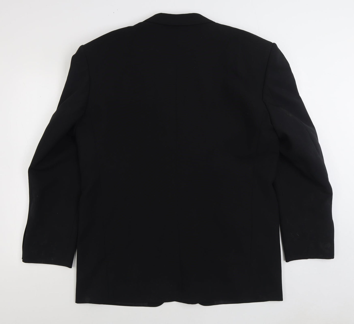 The Officer Mens Black Polyester Jacket Suit Jacket Size 44