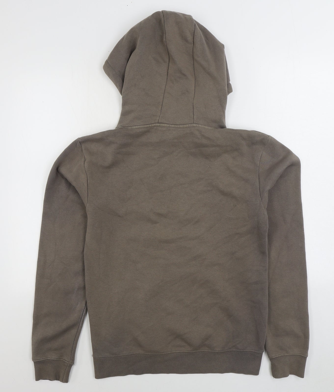 Beck & Hersey Mens Grey Cotton Pullover Hoodie Size S