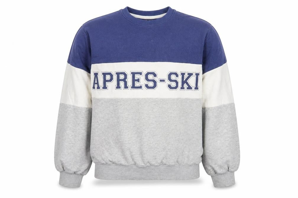 Threadbare Womens Multicoloured Cotton Pullover Sweatshirt Size 6 Pullover - Apres-Ski