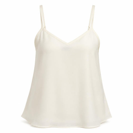 Missguided Womens White Polyester Camisole Blouse Size 8 V-Neck