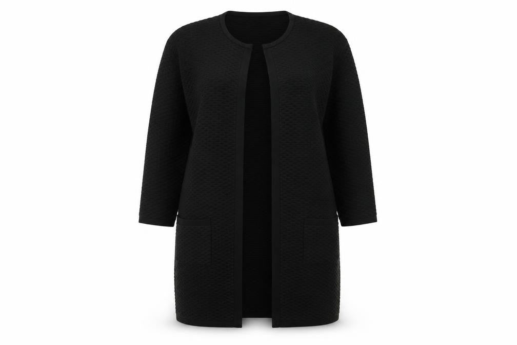 Marks & Spencer Womens Black Jacket Size 10 Hook & Eye