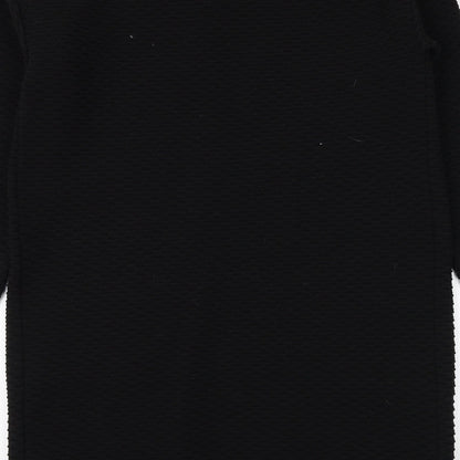 Marks & Spencer Womens Black Jacket Size 10 Hook & Eye