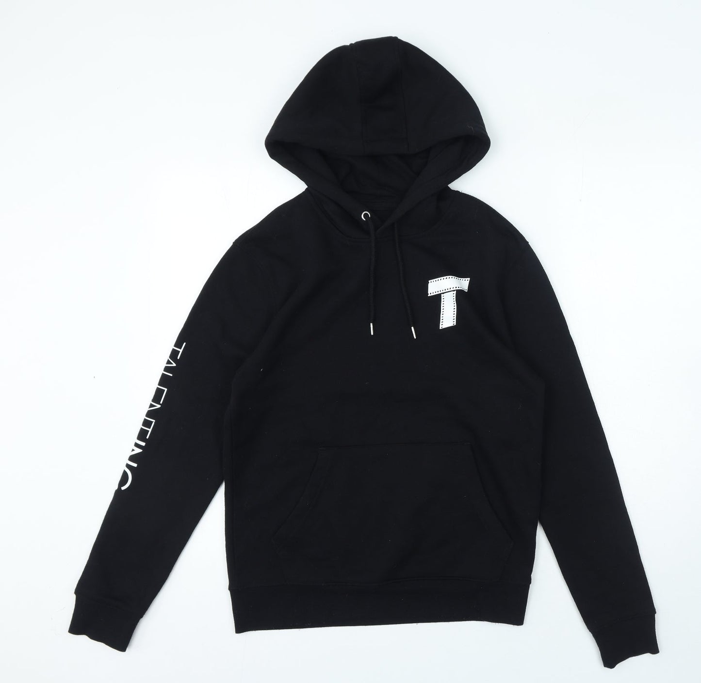Rowan Girls Black Modal Blend Pullover Hoodie Size M Pullover