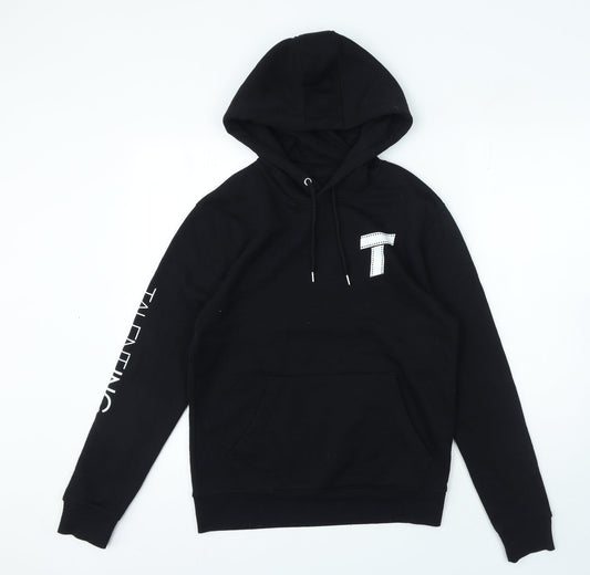 Rowan Girls Black Modal Blend Pullover Hoodie Size M Pullover