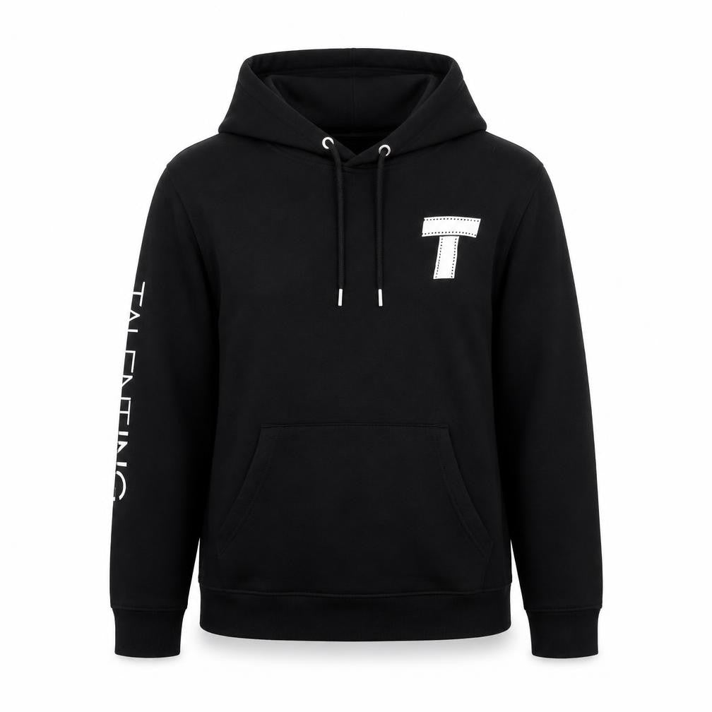 Rowan Girls Black Modal Blend Pullover Hoodie Size M Pullover