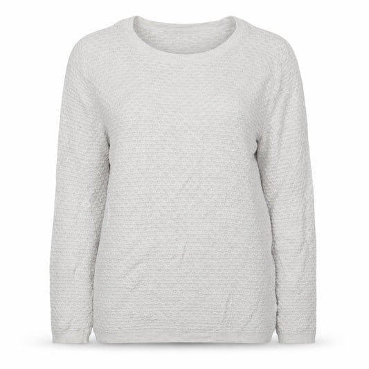 ESMARA Womens White Boat Neck Viscose Pullover Jumper Size S