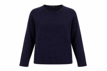Sarah Hamilton Womens Blue Round Neck Acrylic Pullover Jumper Size L