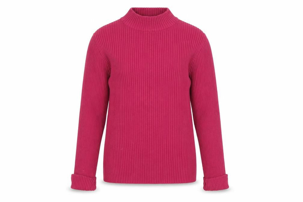 Preworn Womens Purple Roll Neck Acrylic Pullover Jumper Size 10