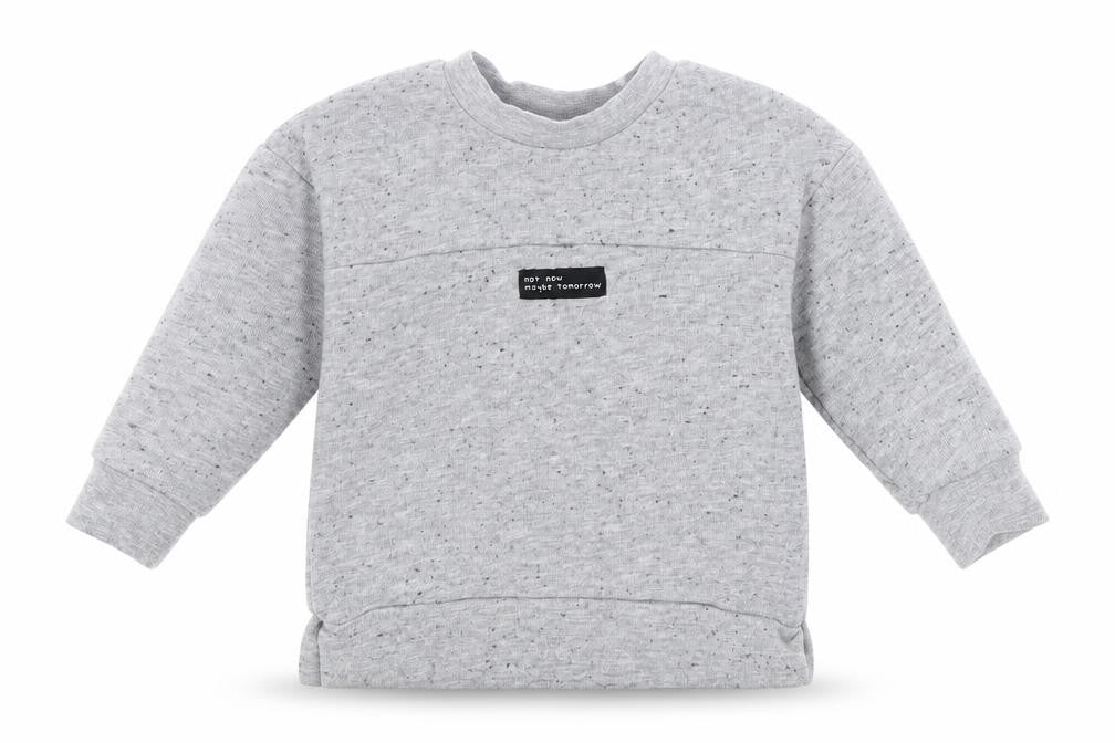 George Baby Grey Polyester Pullover T-Shirt Size 12-18 Months Round Neck Pullover - Not now. Maybe Tomorrow