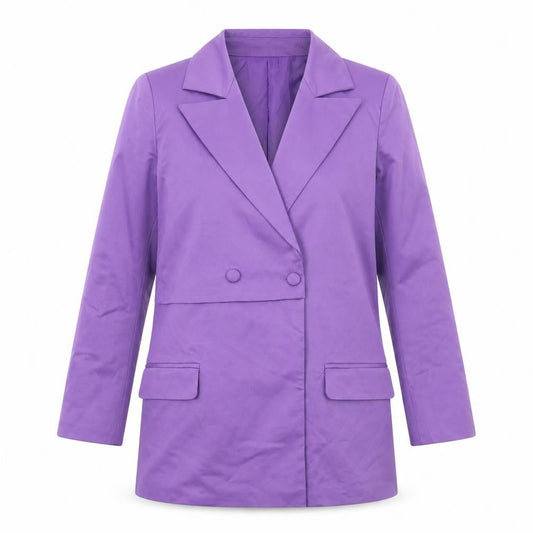 extro&vert Womens Purple Jacket Size 10 Button