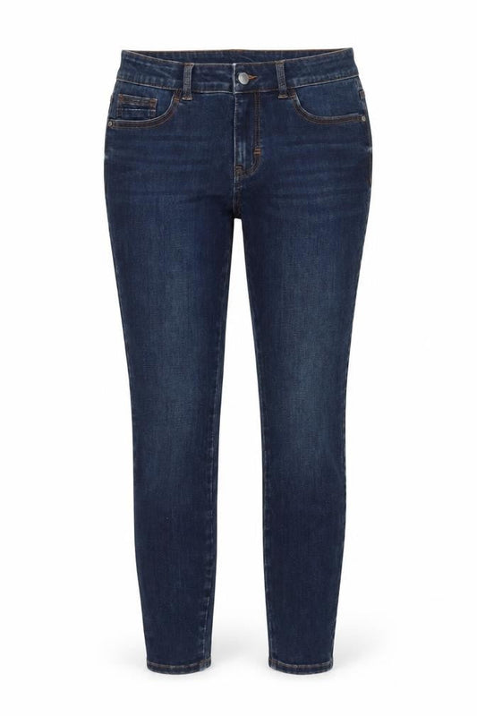 Womens Blue Polyester Skinny Jeans Size 30 in L28 in Regular Zip