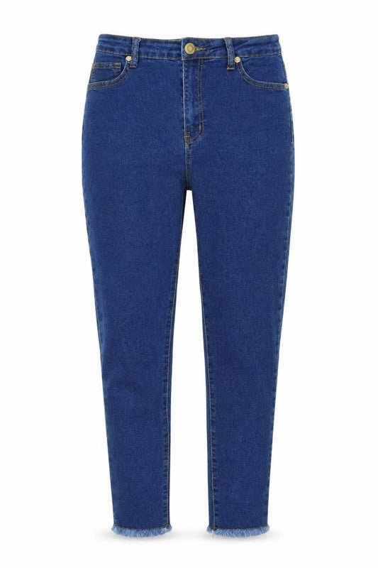 Boohoo Womens Blue Cotton Skinny Jeans Size 12 L26 in Regular Zip