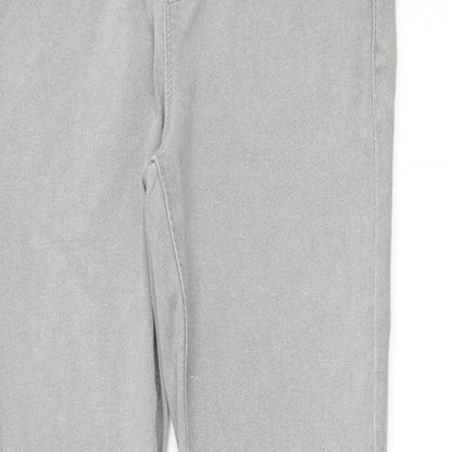 Primark Womens Grey Cotton Jegging Jeans Size 10 L29 in Regular