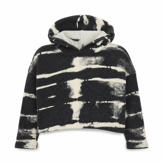 H&M Girls Grey Viscose Pullover Hoodie Size 9-10 Years Pullover