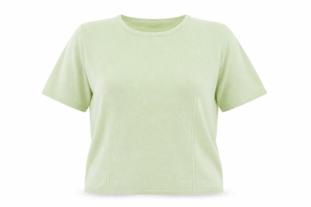 XE Womens Green Round Neck Acrylic Pullover Jumper Size 18