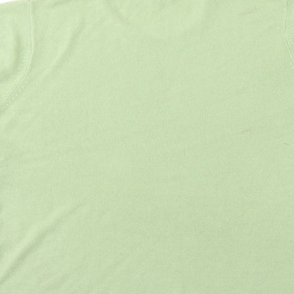 XE Womens Green Round Neck Acrylic Pullover Jumper Size 18