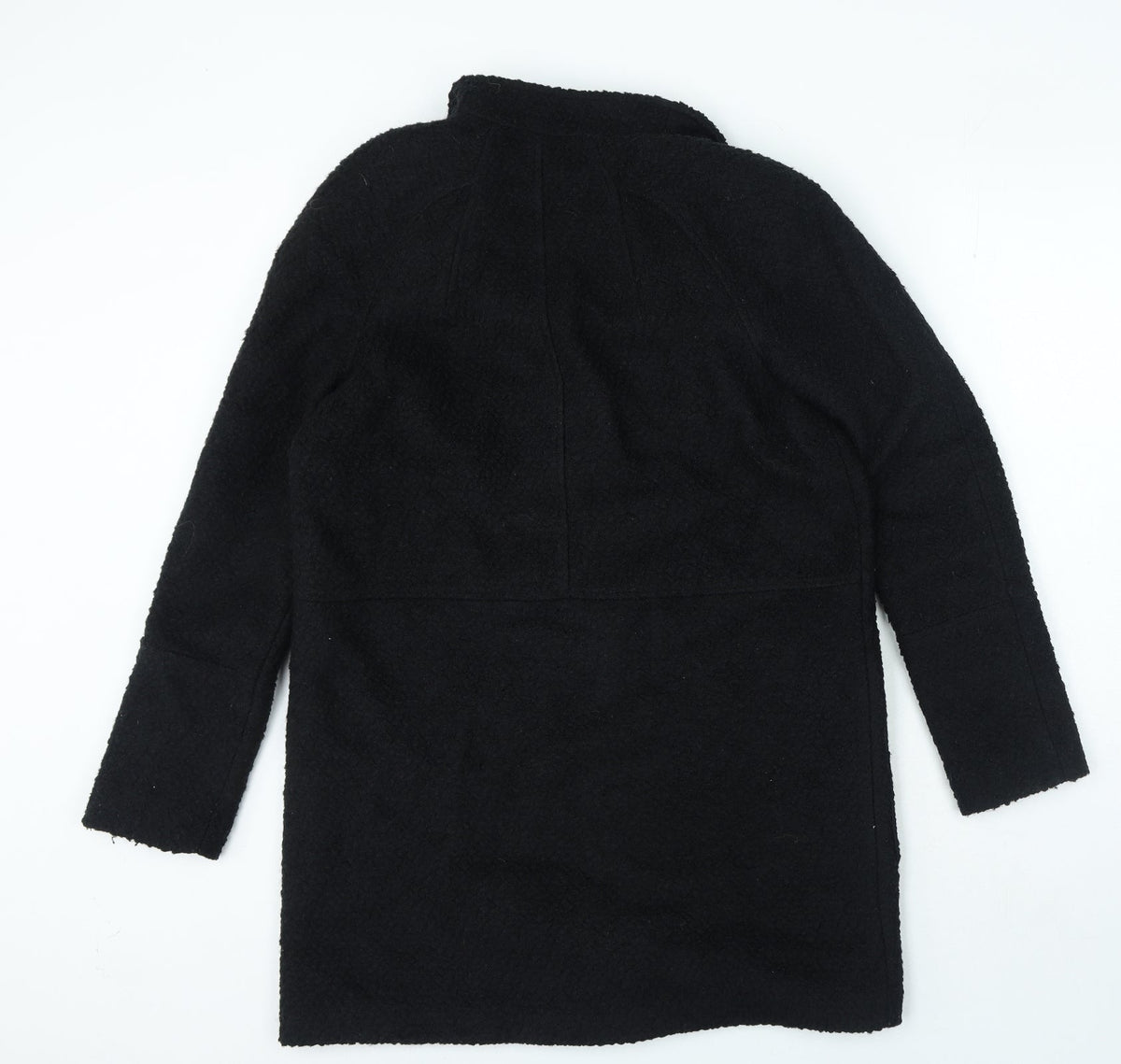 NEXT Womens Black Jacket Coat Size 12 Button