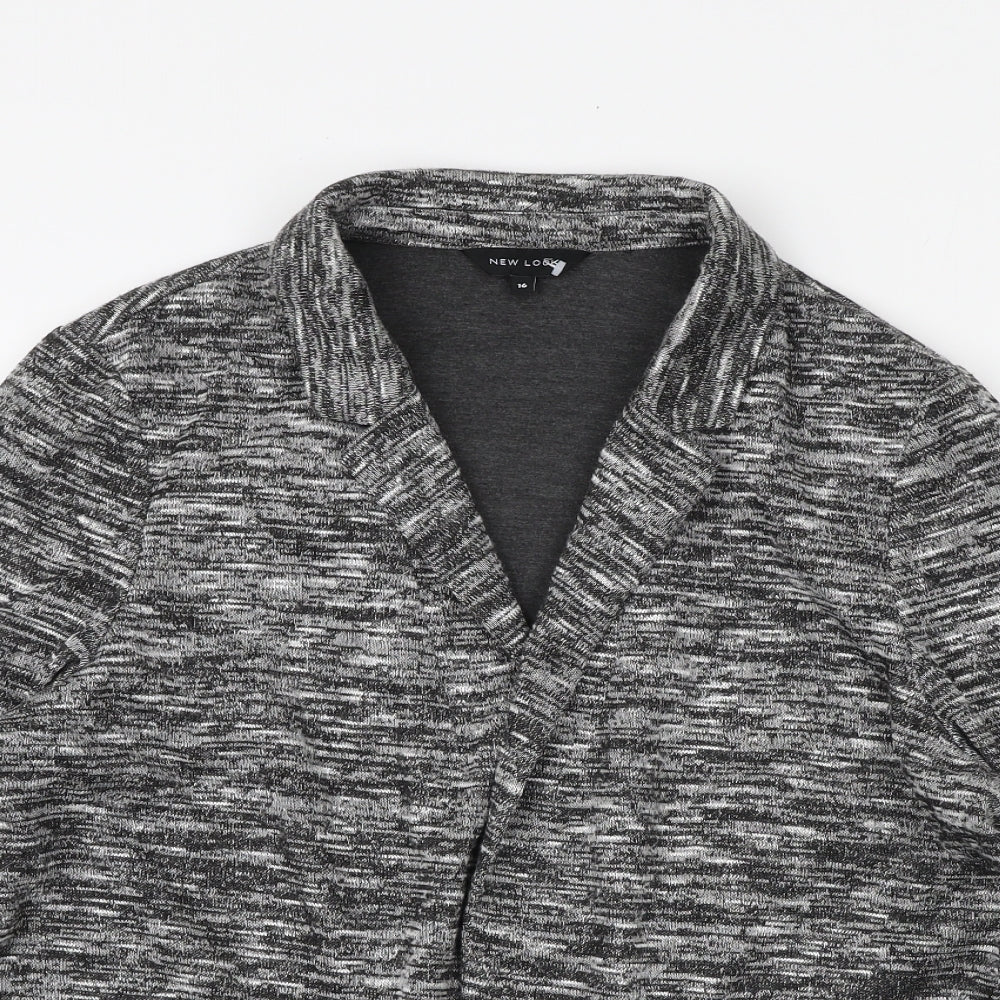 New Look Womens Grey Jacket Size 16
