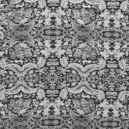 H&M Womens Grey Paisley Polyester Basic Blouse Size 8 Round Neck
