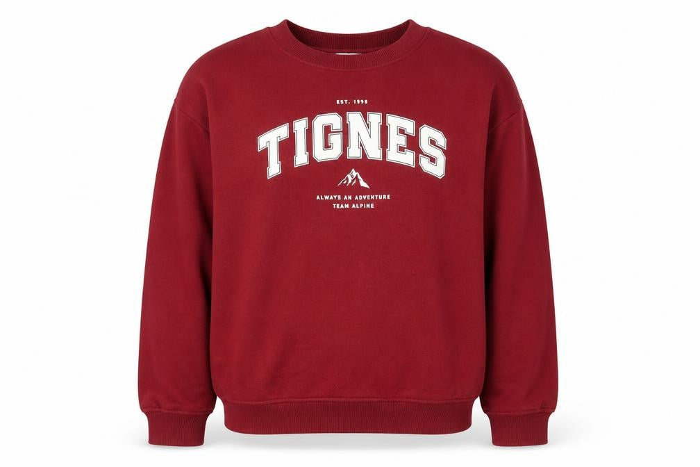 H&M Boys Red Cotton Pullover Sweatshirt Size 10 Years Pullover - Tignes