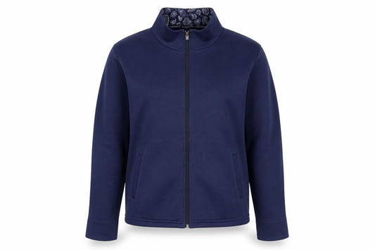 Anne De Lancay Womens Blue Jacket Size M Zip