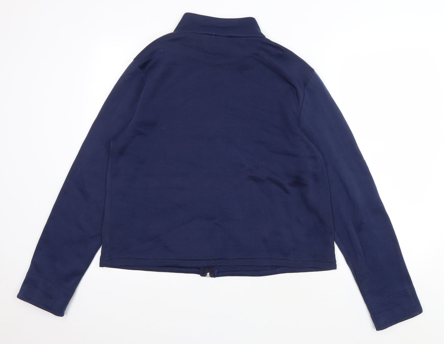 Anne De Lancay Womens Blue Jacket Size M Zip