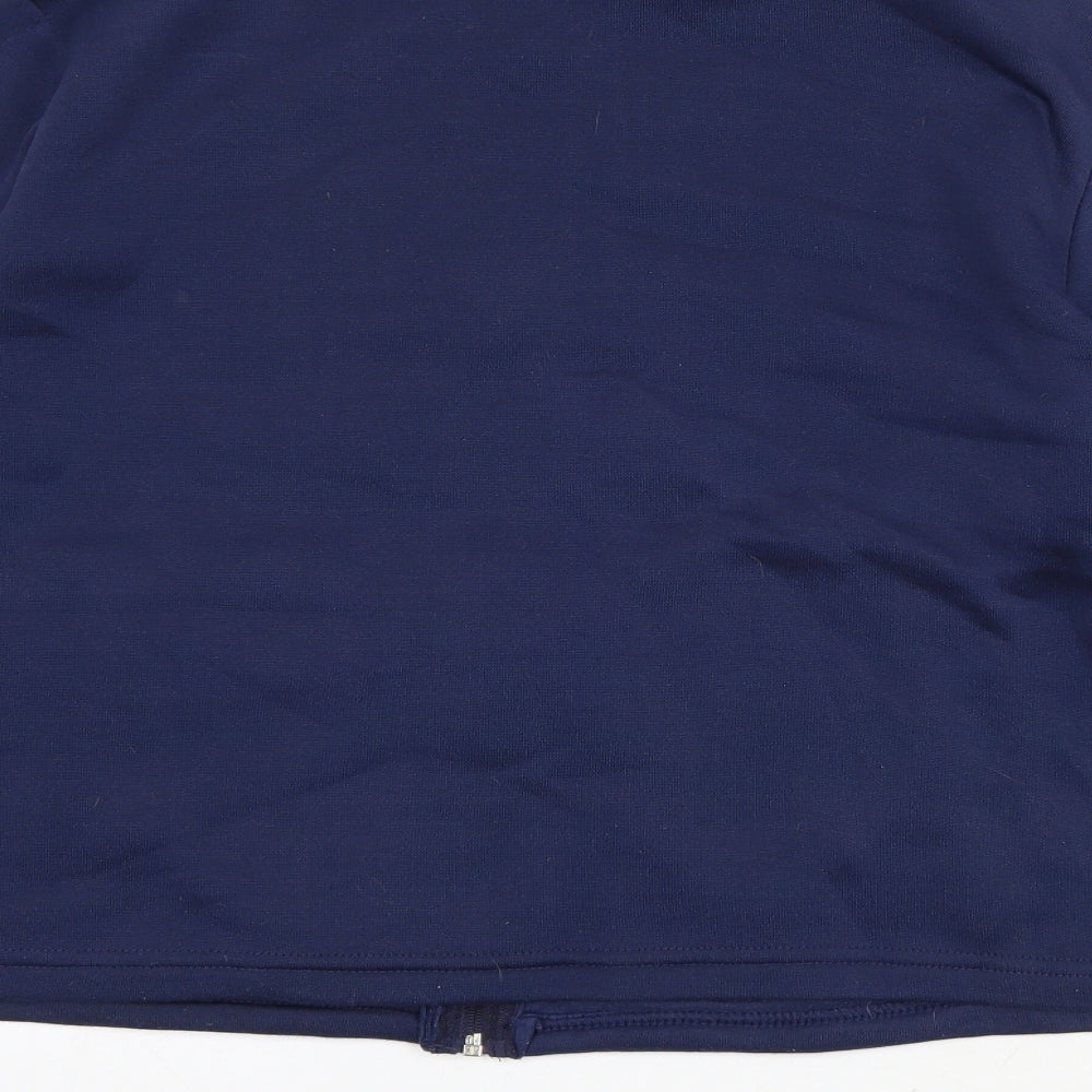 Anne De Lancay Womens Blue Jacket Size M Zip