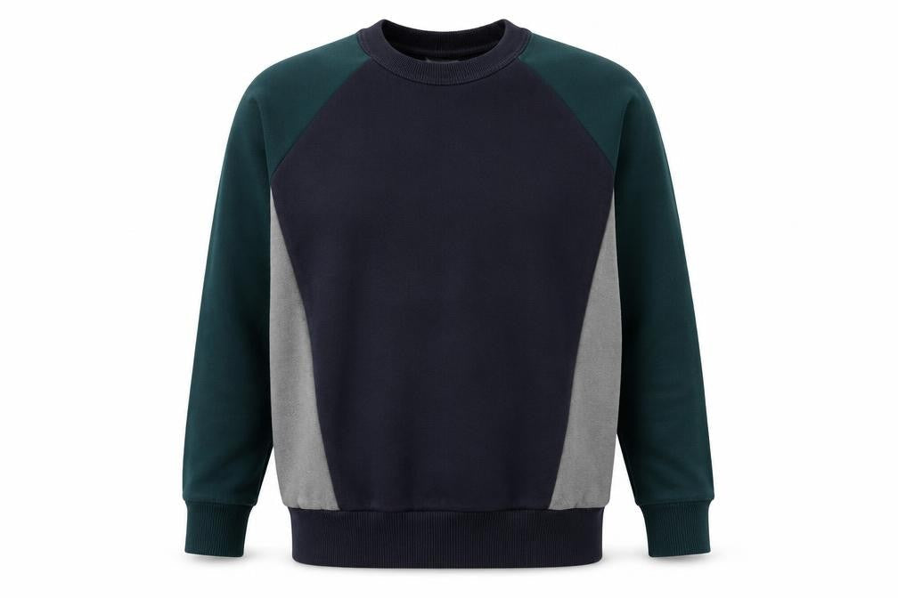 Zara Mens Blue Cotton Pullover Sweatshirt Size S