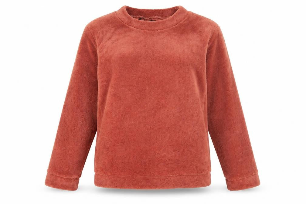 City Comfort Womens Pink Polyester Pullover Sweatshirt Size S Pullover