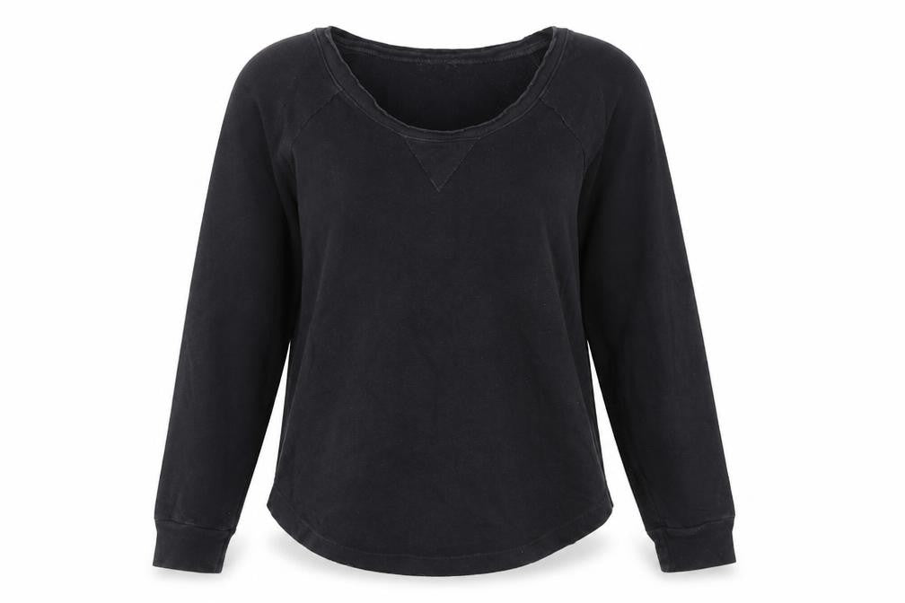 Splendid Womens Blue Scoop Neck Cotton Pullover Jumper Size XS