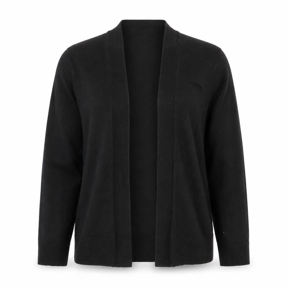 Marks & Spencer Womens Black V-Neck Acrylic Cardigan Jumper Size M
