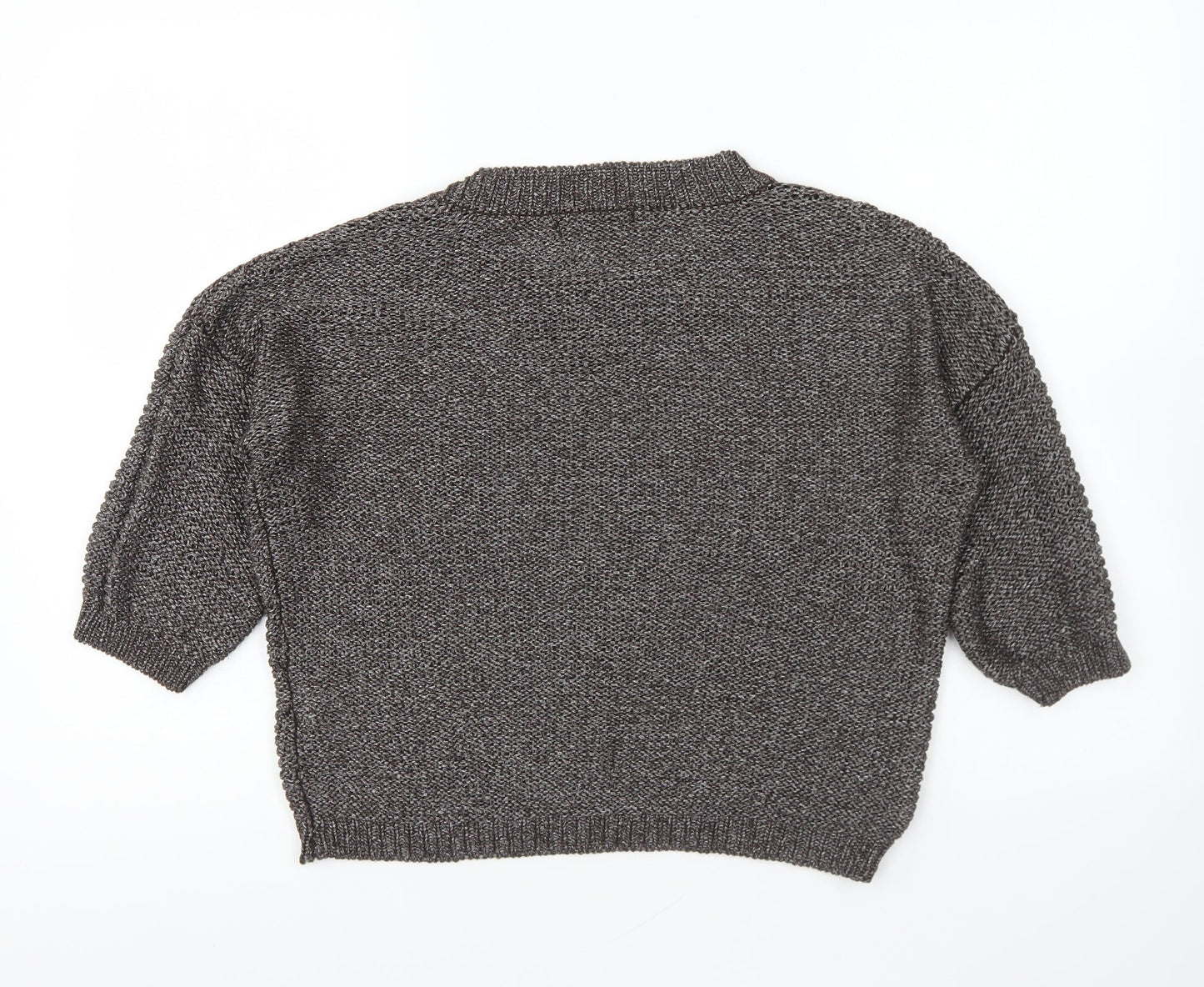 Atmosphere Womens Brown Round Neck Acrylic Pullover Jumper Size 14