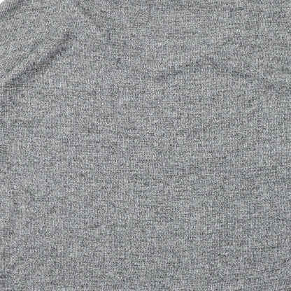 River Island Womens Grey Polyester Basic T-Shirt Size 12 Boat Neck