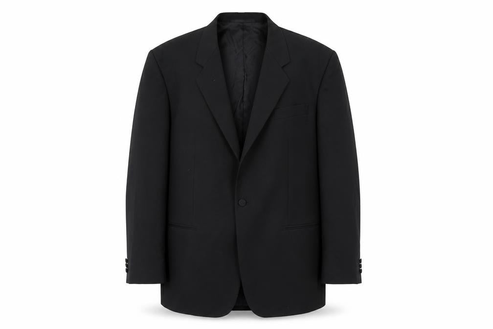 Jams Barry Mens Black Polyester Jacket Blazer Size L