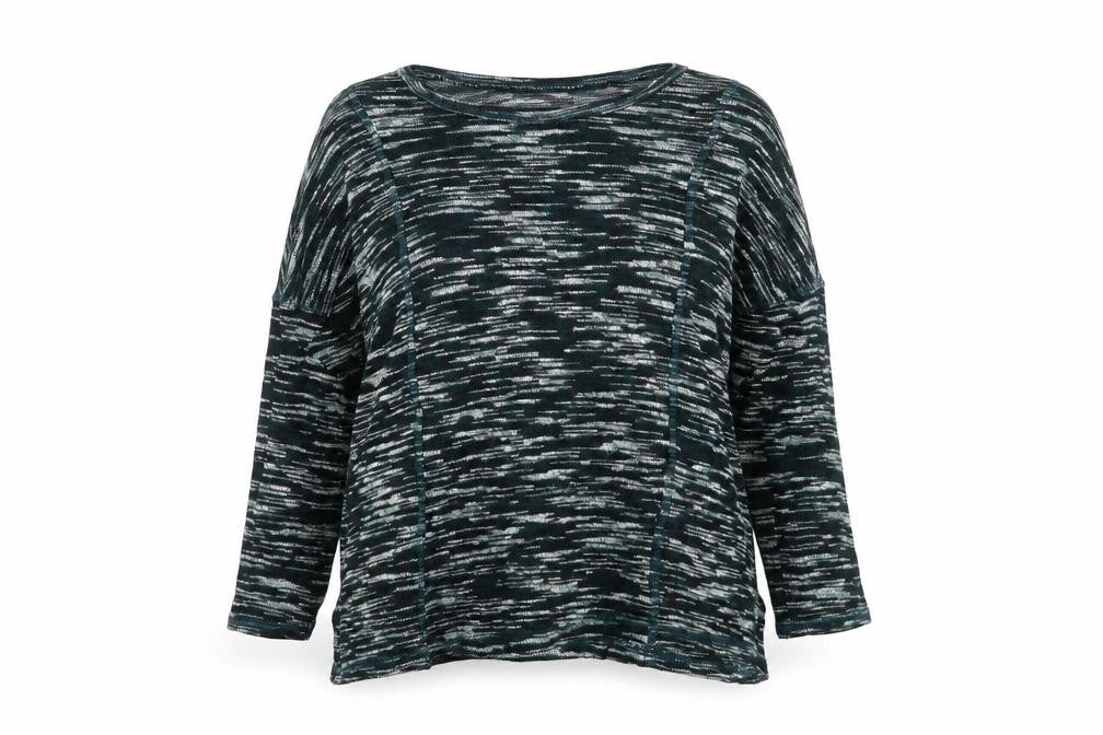 String at stars Womens Green Round Neck Viscose Pullover Jumper Size XS
