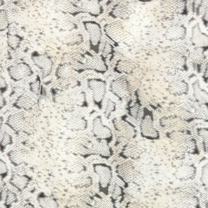 New Look Womens Beige Animal Print Polyester Basic Blouse Size 8 V-Neck - Snakeskin