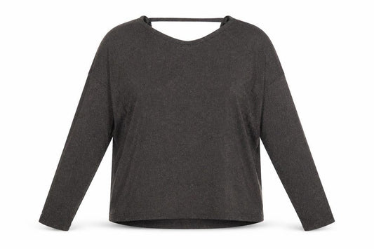Next Womens Grey Boat Neck Viscose Pullover Jumper Size 14