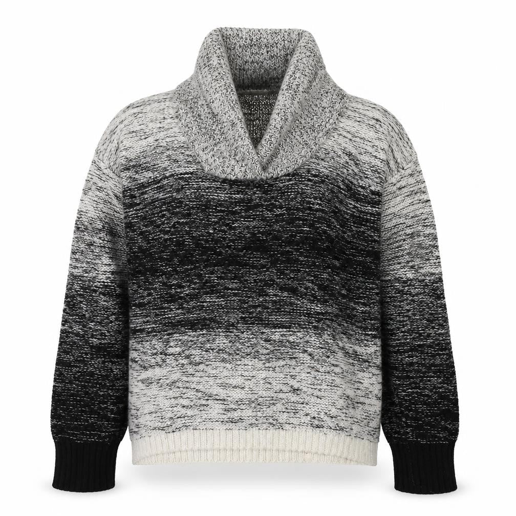 Wish-Bone Womens Grey Roll Neck Viscose Pullover Jumper Size M