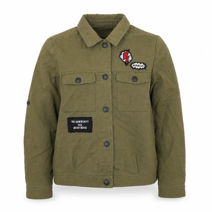 SANFU Womens Green Jacket Size M Button