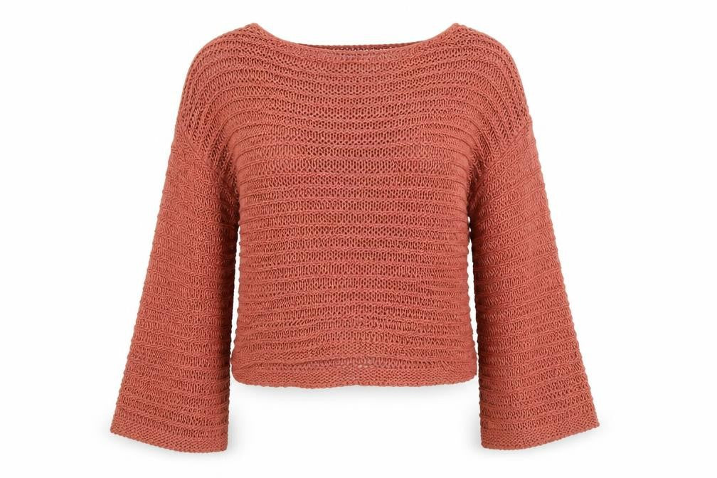 New Look Womens Pink Boat Neck Acrylic Pullover Jumper Size L