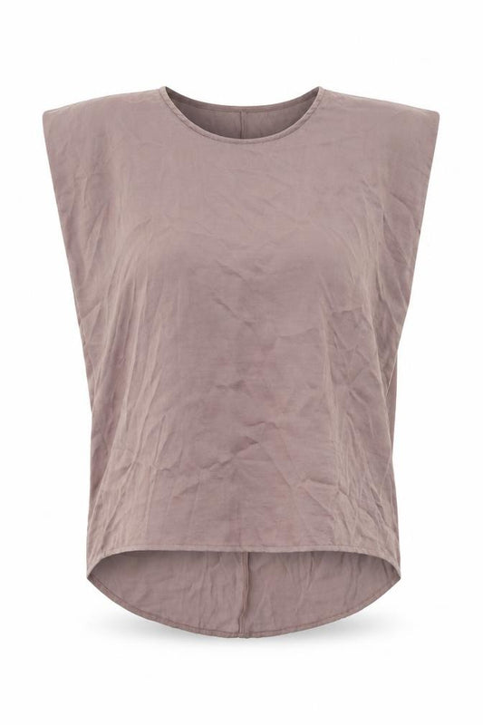 FOREVER 21 Womens Purple Polyester Basic Tank Size S Crew Neck