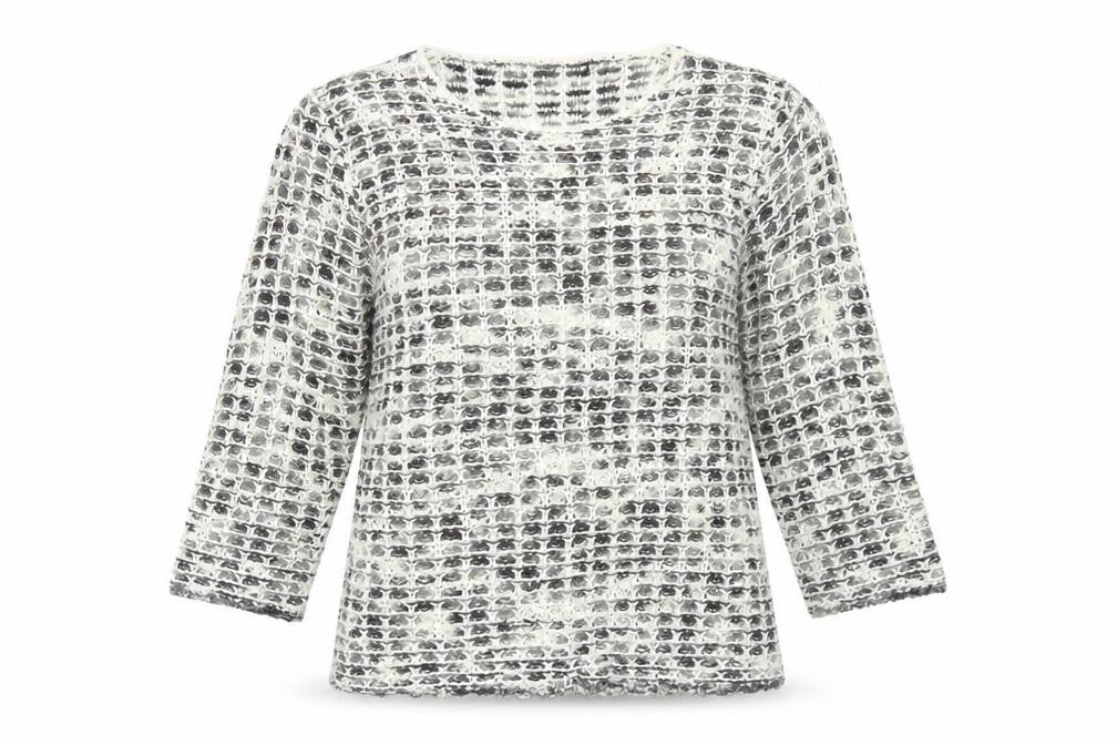Just Elegance Womens Grey Round Neck Acrylic Pullover Jumper Size M