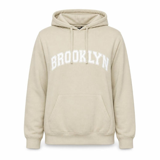 Peacocks Ways Womens Beige Polyester Pullover Hoodie Size S Pullover - Brooklyn