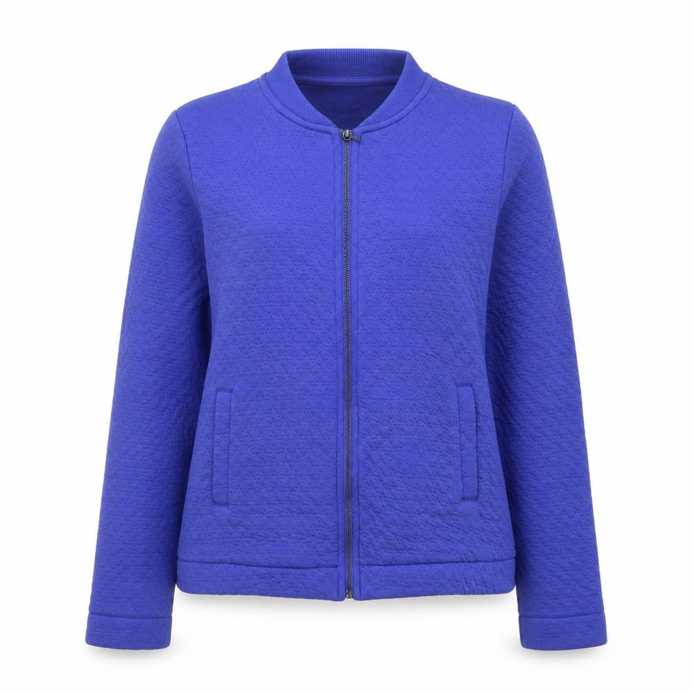 Marks & Spencer Womens Blue Polyester Full Zip Hoodie Size 8 Zip