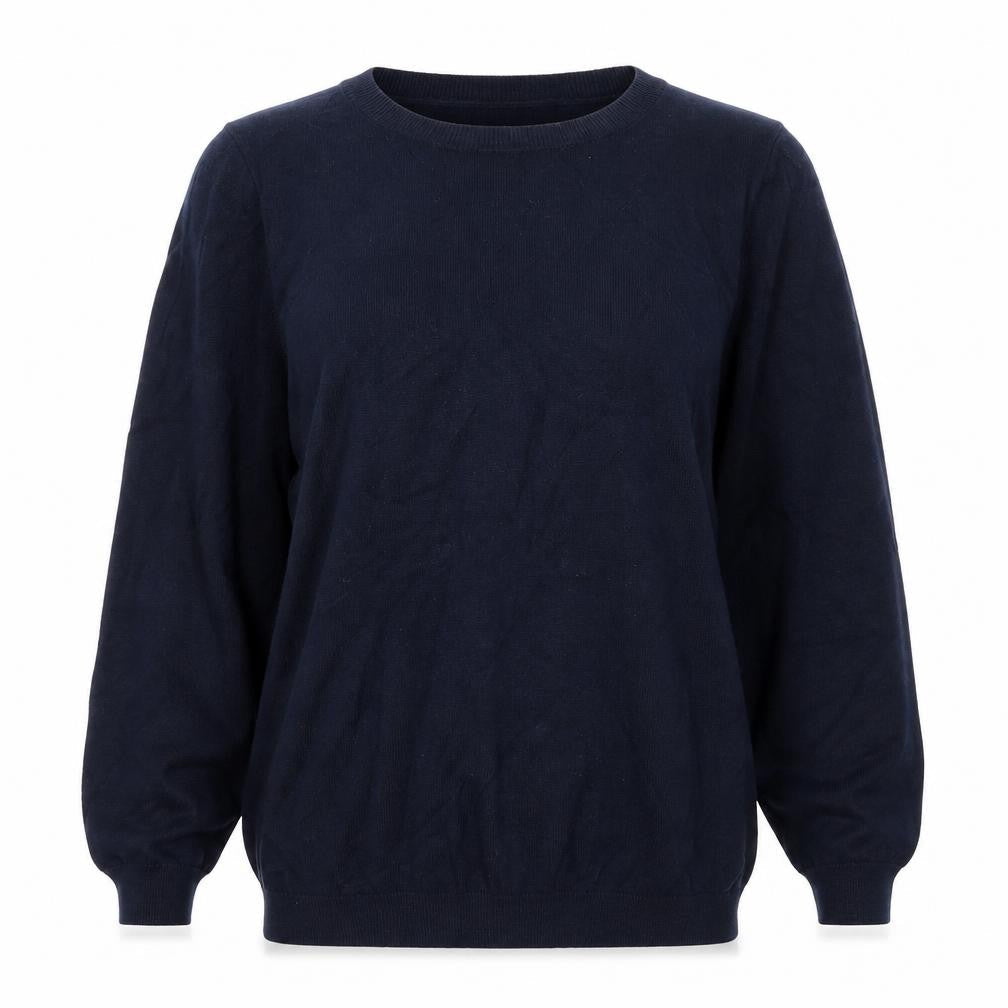 NEXT Womens Blue Round Neck Cotton Pullover Jumper Size 12