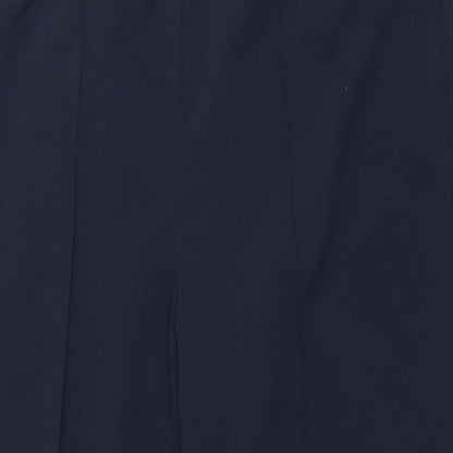 Autonomy Womens Blue Polyester Trousers Size 16 L28 in Regular Drawstring