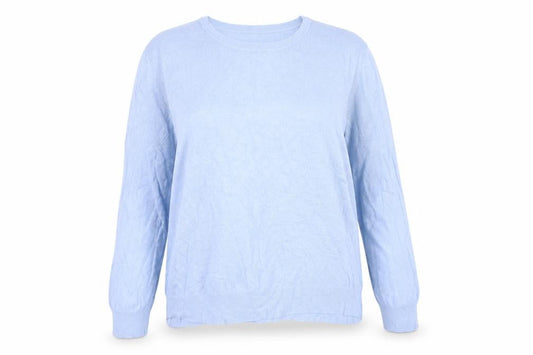 George Womens Blue Round Neck Viscose Pullover Jumper Size 20